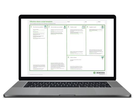 Product demo script canvas