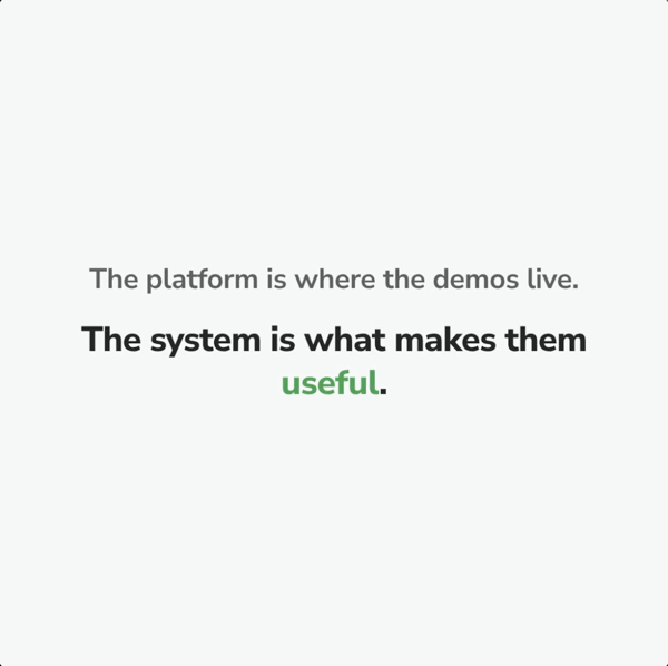 the platform