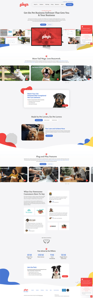 gingrapp-hubspot-website-example
