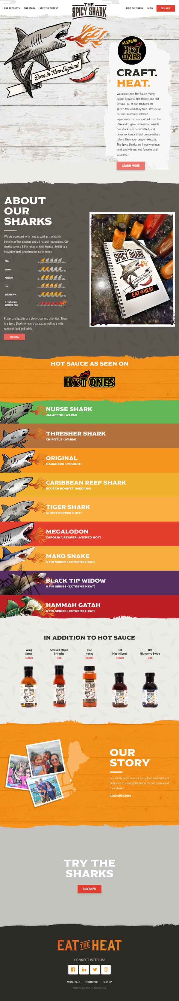 thespicyshark-hubspot-website-example