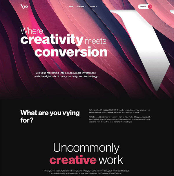 vye-agency-hubspot-website-example-tab