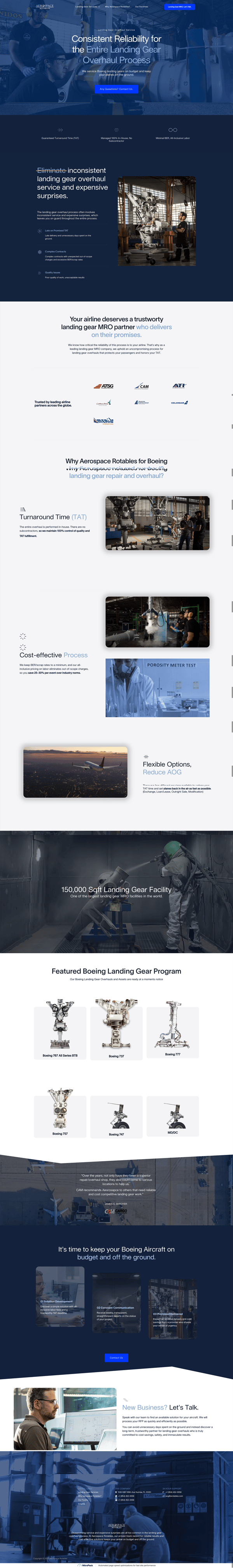 aerospacerotables-B2B-storytelling-website-example