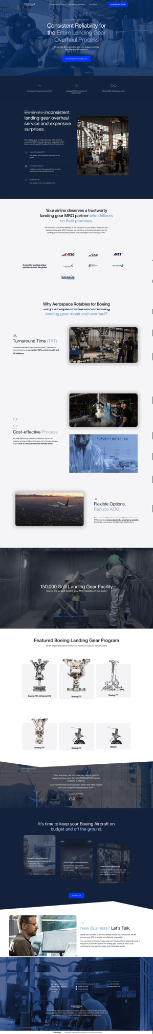 aerospacerotables-B2B-storytelling-website-example