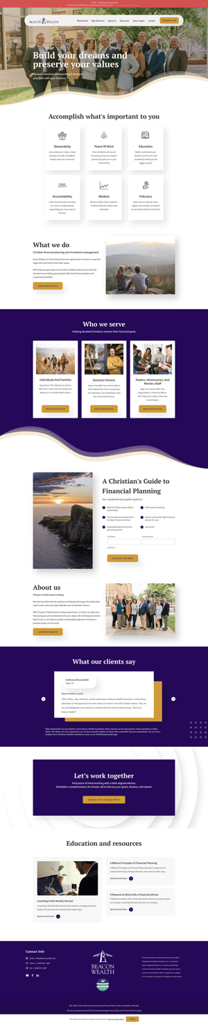 beacon-wealthB2B-storytelling-website-example