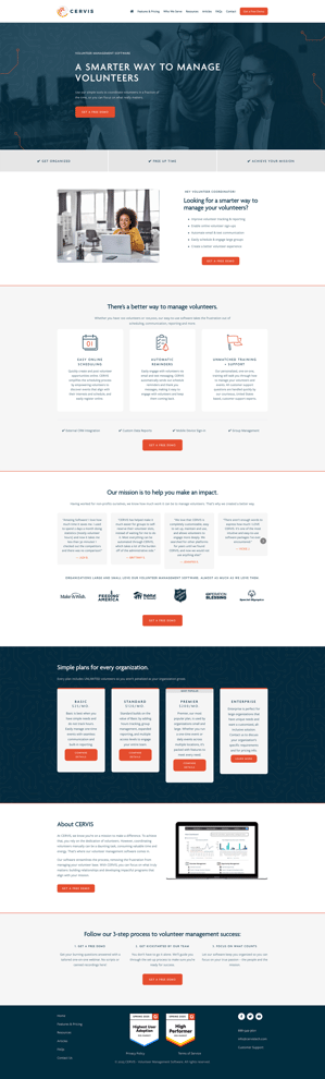cervis-tech-B2B-storytelling-website-example