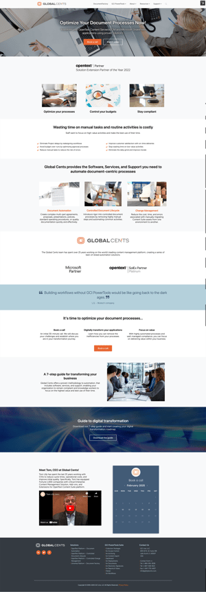 globalcents-B2B-storytelling-website-example