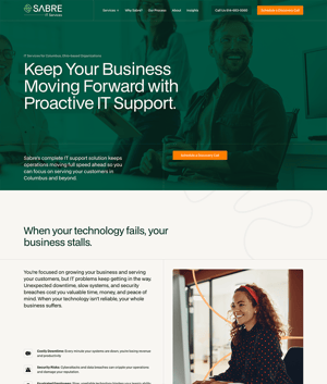 sabreits-ervices-B2B-storytelling-website-example-tab