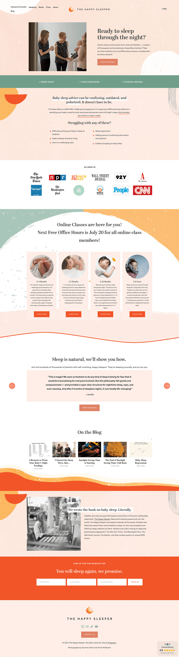 the-happy-sleeper-B2B-storytelling-website-example