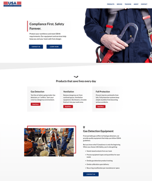 usa-safety-inc-B2B-storytelling-website-example-tab