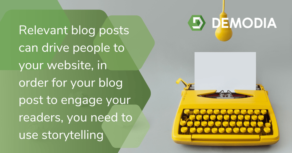Blog Story Storytelling in blog posts - A simple guide to use | Demodia