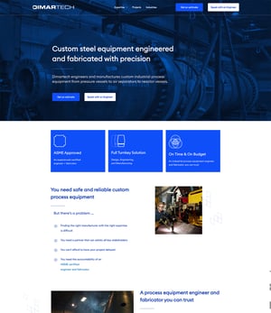 dimartech-b2b-storytelling-website-example