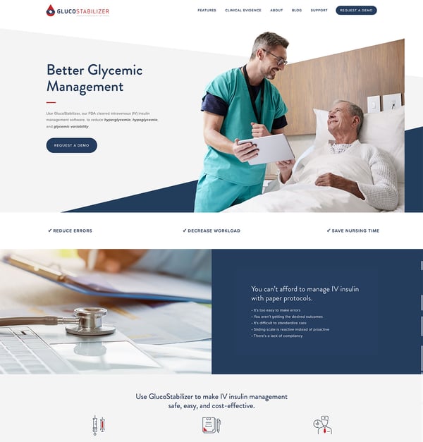 glucostabilizer-b2b-storytelling-website-example